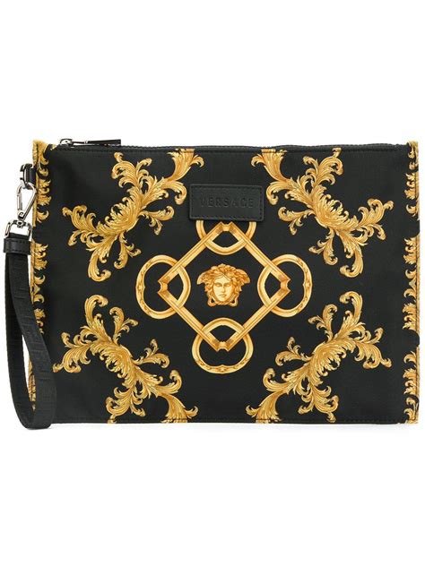 men's versace bag|luxury men's clutch bag.